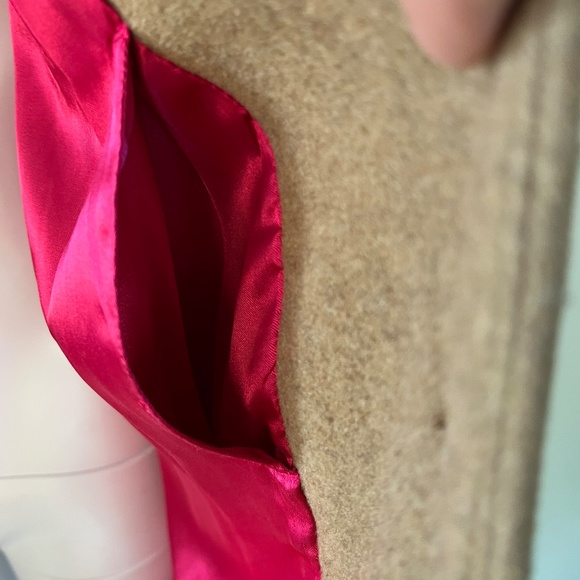 Gap Camel Wool Cashmere Blend Top Coat, XS Old Money Classy Preppy Warm Layers - Picture 11 of 12